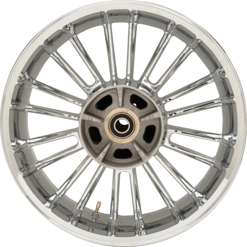 COASTAL MOTO CAST 3D ATLANTIC REAR CHRM 18 NABS 09-19 FLHT 3D-ATL185CH