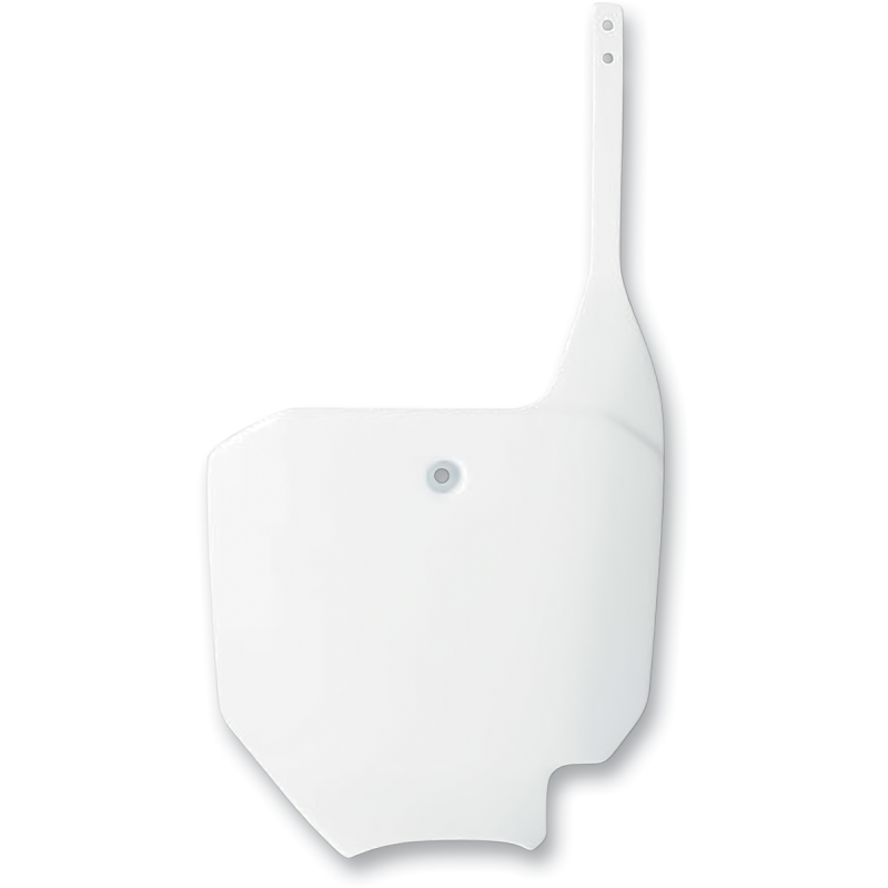 UFO CR80/85 96-13 FRONT # PLATE WHITE HO03624-041