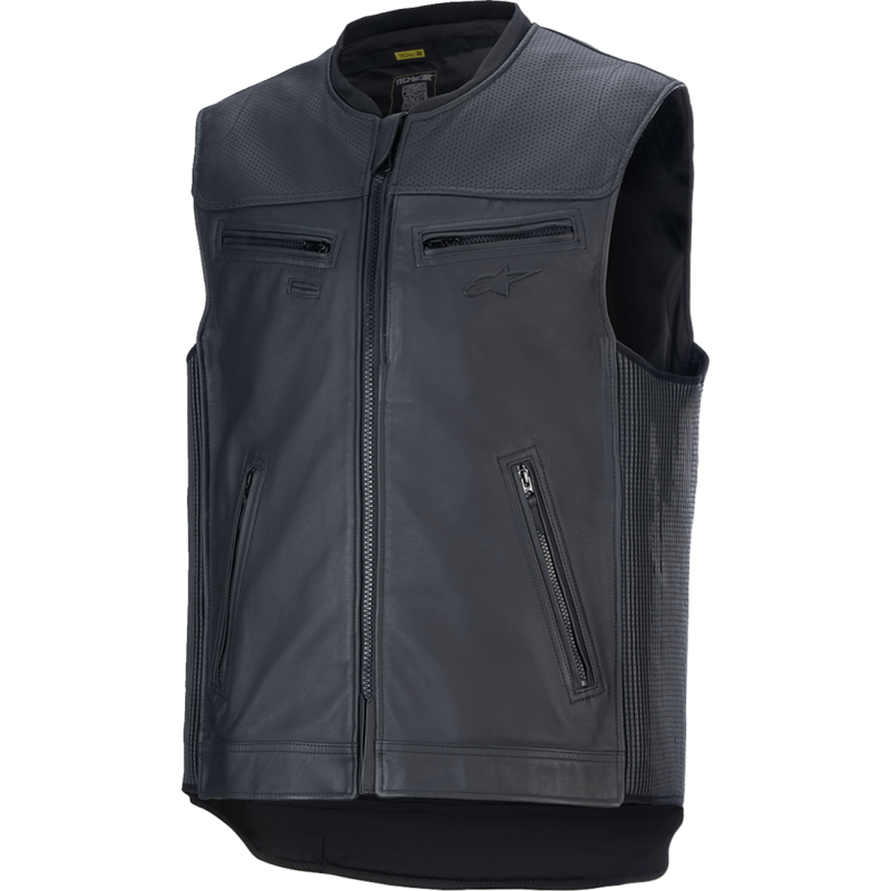 ALPINESTARS (TEC AIR) TECH AIR 3 LEATHER VEST BK S 6500124-10-S