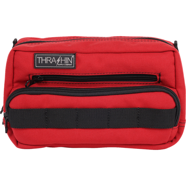 THRASHIN SUPPLY CO. BAG HANDLEBAR TSC PLUS RED THB-0017