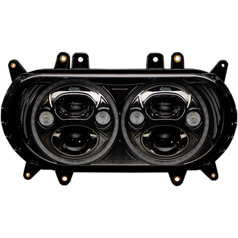 CUSTOM DYNAMICS HEADLIGHT FLTR BLACK CDTB-RG-15-B