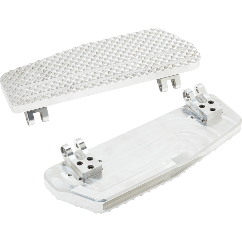 LA CHOPPERS FLOORBOARD PERF RAW LA-P101-00