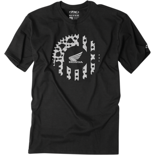 FACTORY EFFEX APPAREL TEE HONDA SPROCKET BLK 2X 24-87308