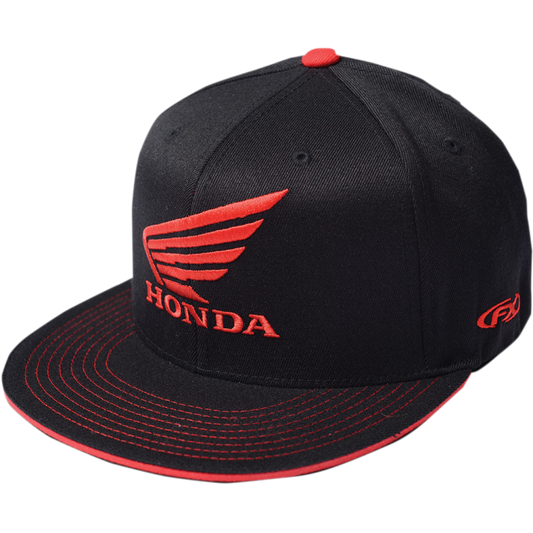 FACTORY EFFEX APPAREL HAT HONDA WING BLACK L/XL 17-88392