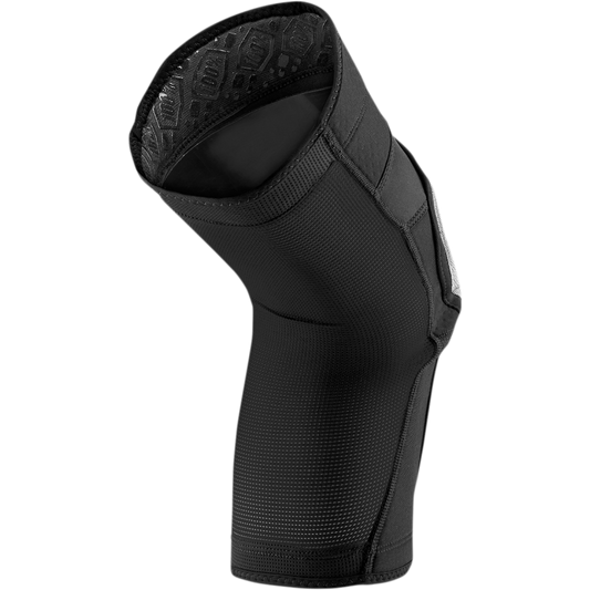 100% RIDECAMP KNEE GUARDS BLACK/GREY XL 70001-00004