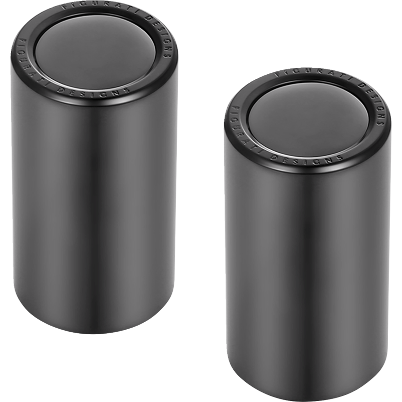 FIGURATI DESIGNS ND MAG DOCKING COVERS PLAIN BLACK 25.2X46.5MM FD65-DC-25.2/46.5-BLK