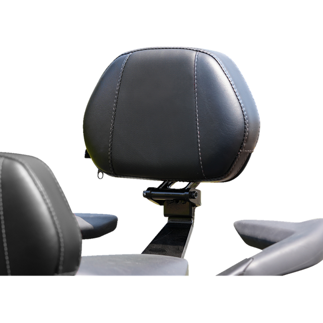 SHOW CHROME BALLISTIC PASSENGER BACKREST - BLACK - RYKER '19-'23 41-420C