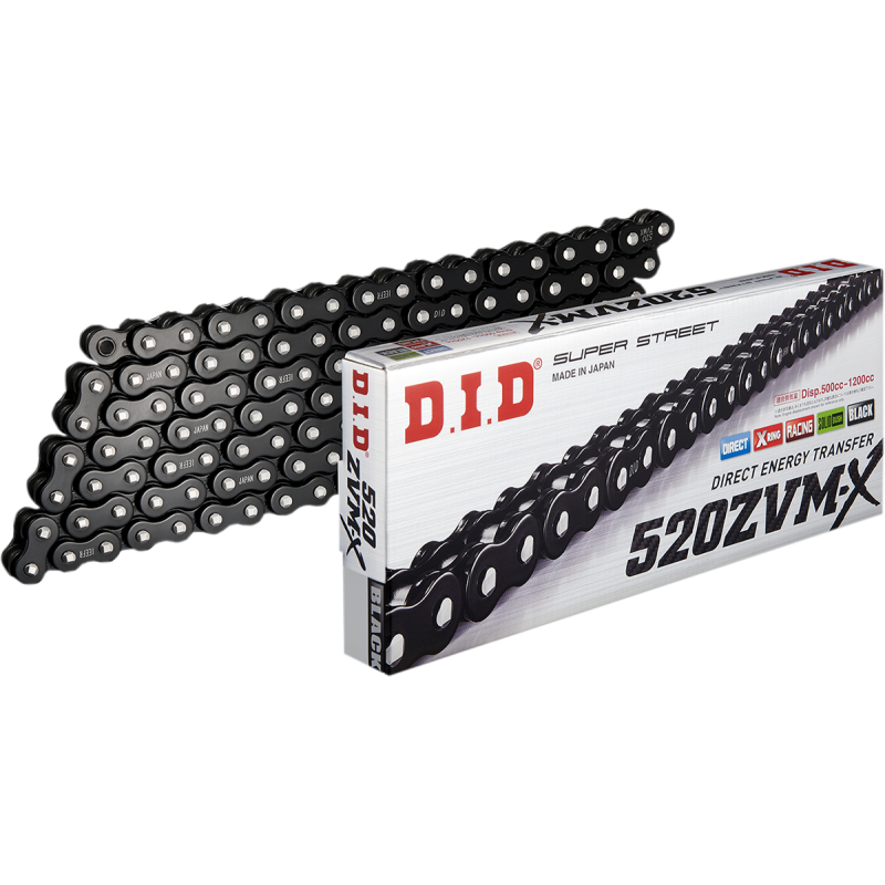 DID 520ZVM-X X 120 BLACK CHAIN 520ZVM-XBX120