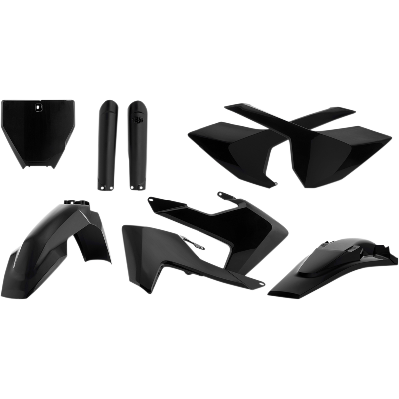 ACERBIS PLASTIC KIT-  HUSKY TC125, FC250-450 BLK 2462600001