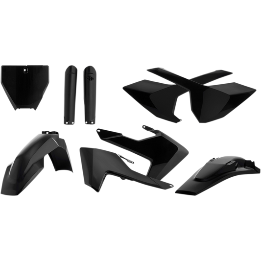 ACERBIS PLASTIC KIT-  HUSKY TC125, FC250-450 BLK 2462600001