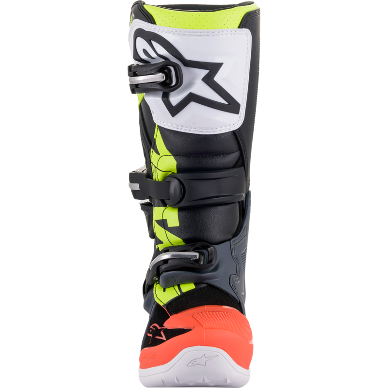 ALPINESTARS BOOT TECH 7S GY/RD/YL 6 2015017-9058-6