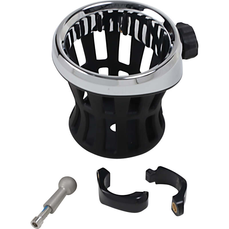 CIRO LLC DRINK HOLDER BLK W/1-1/4" MOUNT 50415