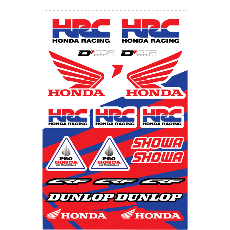 D'COR VISUALS DCOR HRC DECAL SHEET 40-10-116