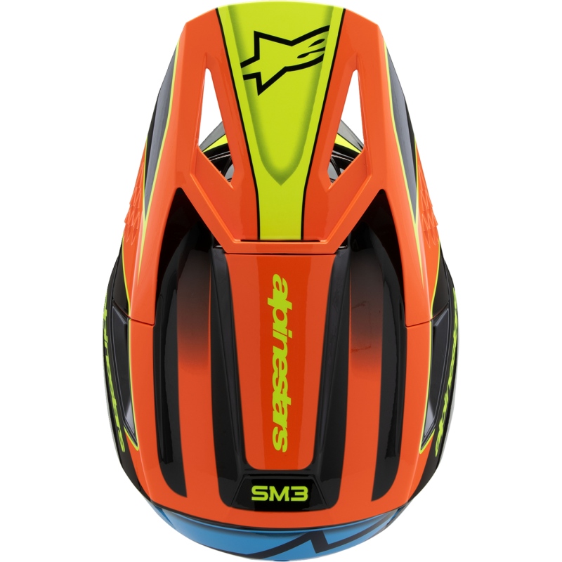ALPINESTARS HELMET SM3 YTH FRAY B/O/Y M ECE06 8301725-1455-YM