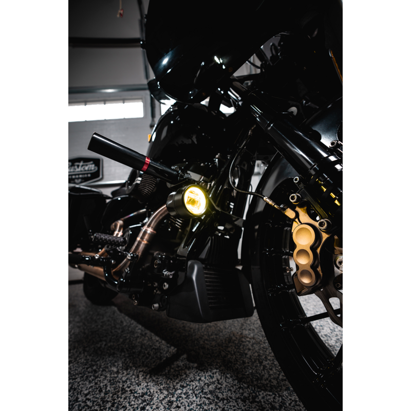 CUSTOM DYNAMICS LENS YELLOW FOG KIT  PR PB-FOG-LENS-Y