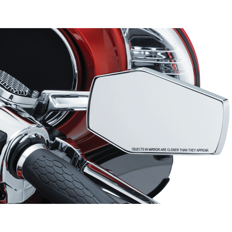 KURYAKYN MIRROR HEX WIDE ANGLE CHR PN 5918 KUR5918