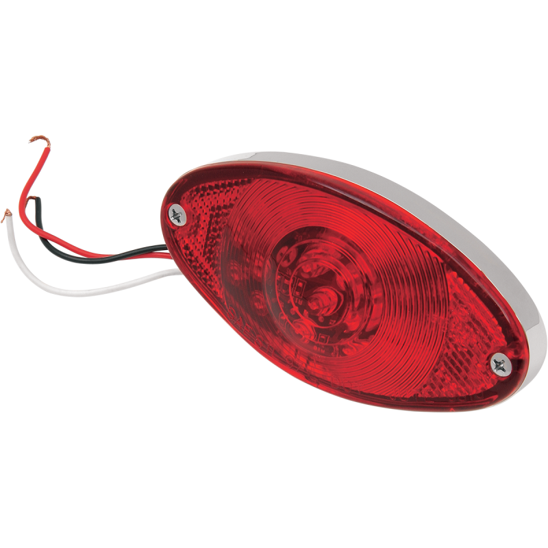 DRAG SPECIALTIES LED CATEYE T/LIGHT W/ RED LENS 2010-0220