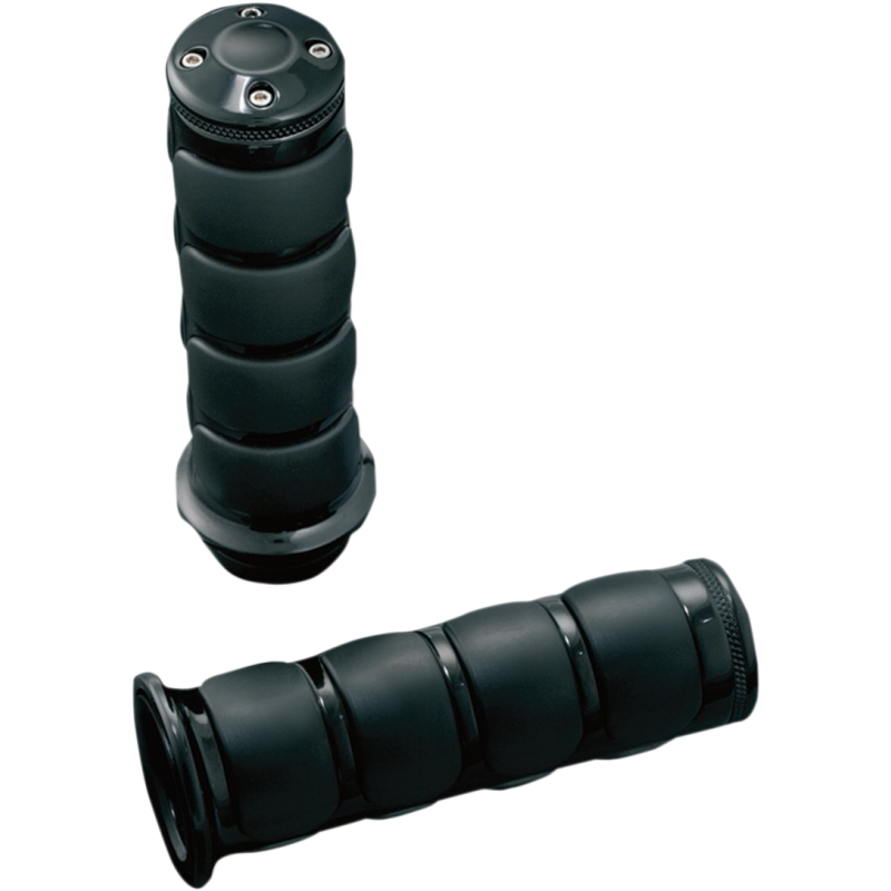 KURYAKYN BLACK ISO GRIPS FOR HONDA & TRIUMPH PN 6337 KUR6337