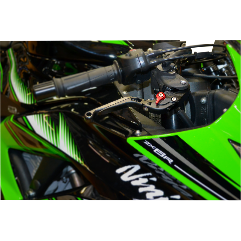 HOT BODIES LEVER SET ADJ KAW ZX6R BLACK 50901-2600