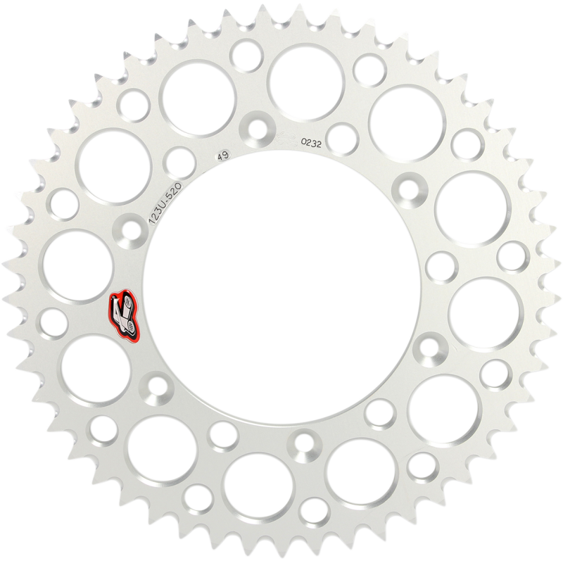 RENTHAL RENTHAL SPROCKET 123U-520-49 SILVER 123U-520-49GYSI