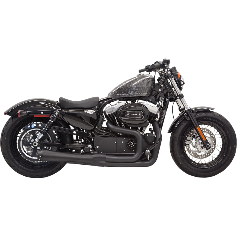BASSANI XHAUST 14-22 XL MEGA POWER 2:1 FS BLACK 1X32RB