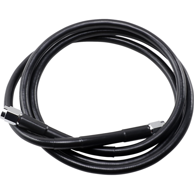 DRAG SPECIALTIES BLACK S/S BRAKE LINE 52" 852-BLK