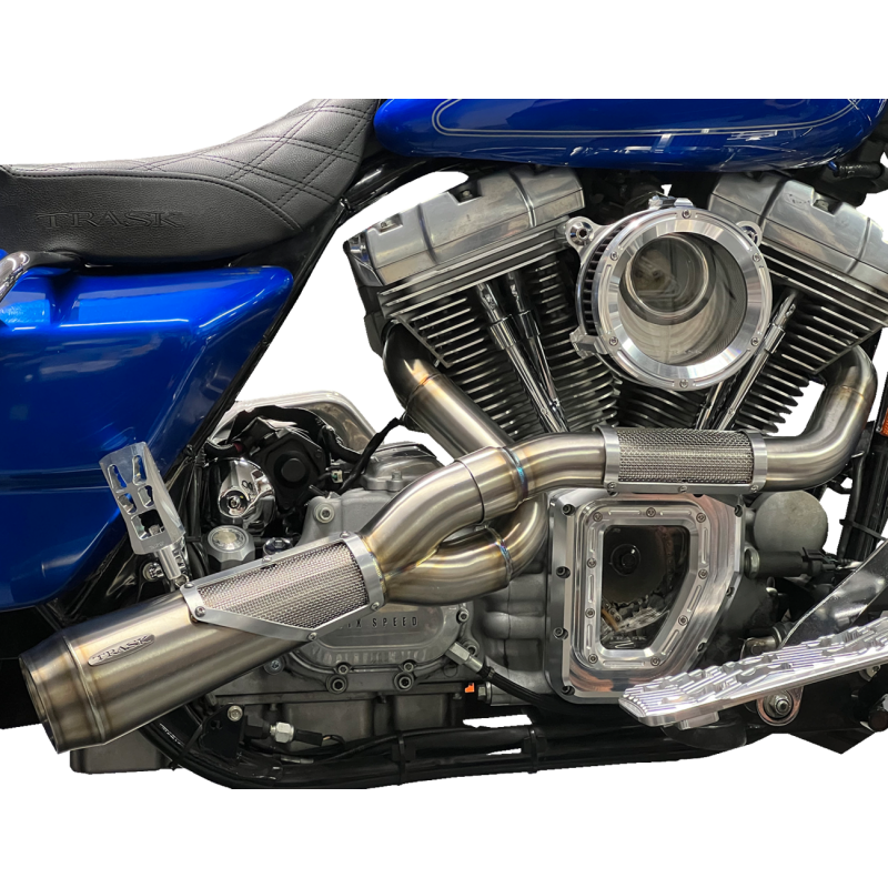 TRASK BIG SEXY 2 INTO 1 HIGH PERFORMANCE EXHAUST - RAW TM-5120