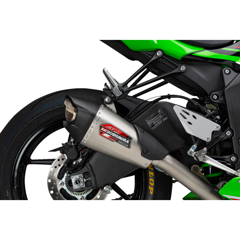 YOSHIMURA 19-24 ZX-6R AT2 STREET 3/4 SYTEM SS/SS/CF WF 14642CP522