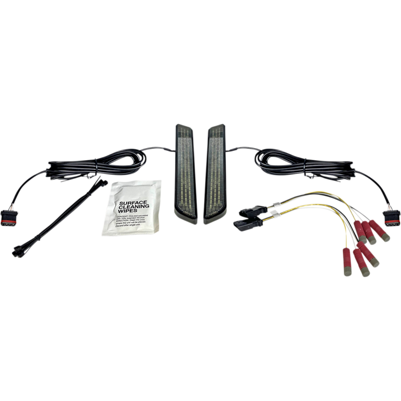 CUSTOM DYNAMICS LIGHT LED FORK SMK BLK CD-FORK-UNV-SB