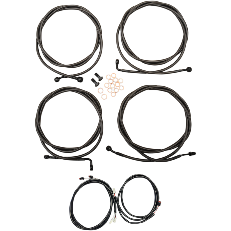 LA CHOPPERS CABLE KIT CM 16"ABS FL17+ LA-8054KT3-16M