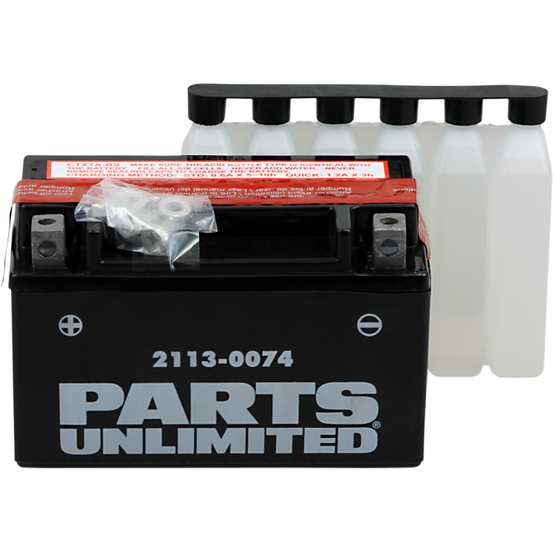PARTS UNLIMITED BATTERIES CTX7A-BS  W/ACID PACK PC CTX7A-BS