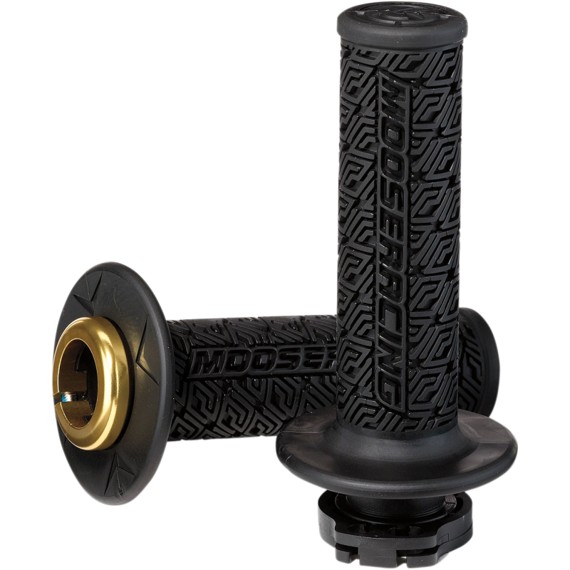 MOOSE RACING GRIP LOCK ON MOOSE 2+4 BLK/GLD B36MRB-D