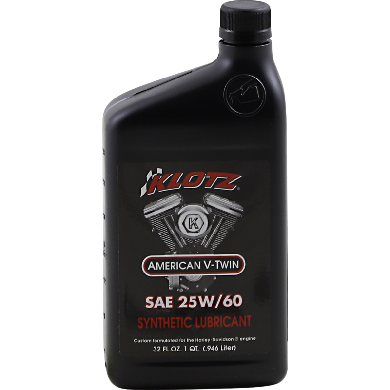 KLOTZ OIL AMER V-TWIN SYN 25W60 .946 L KH-2560