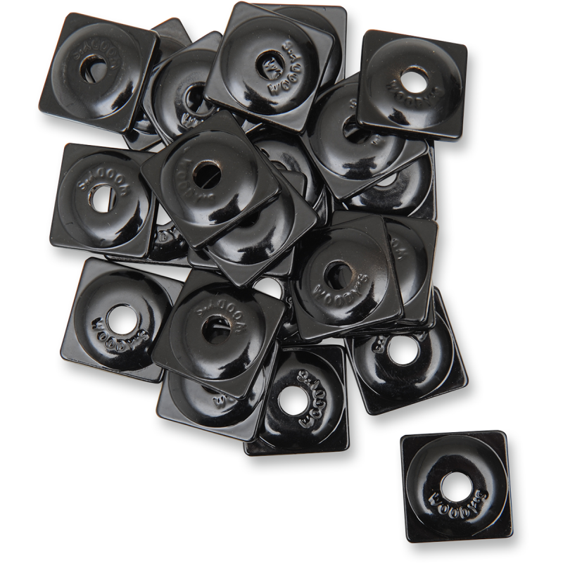 WOODYS SQUARE DIGGER AL. SUPPORT PLATES-BLACK ASW2-3810-48-1