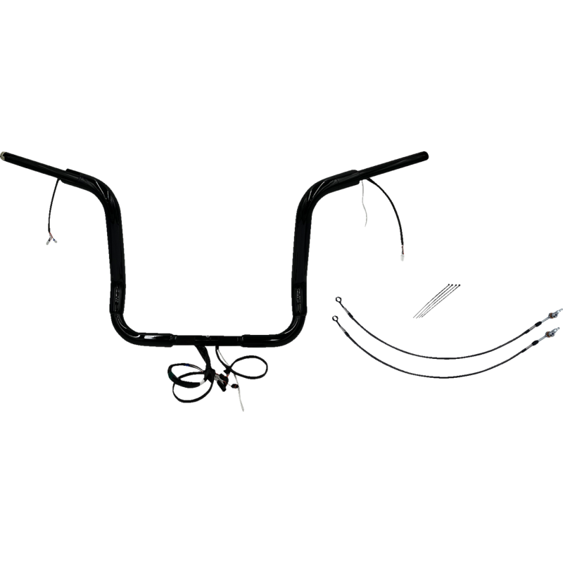 FAT BAGGERS INC HANDLEBAR KIT - POINTED TOP - 14" - BLACK 802514-B