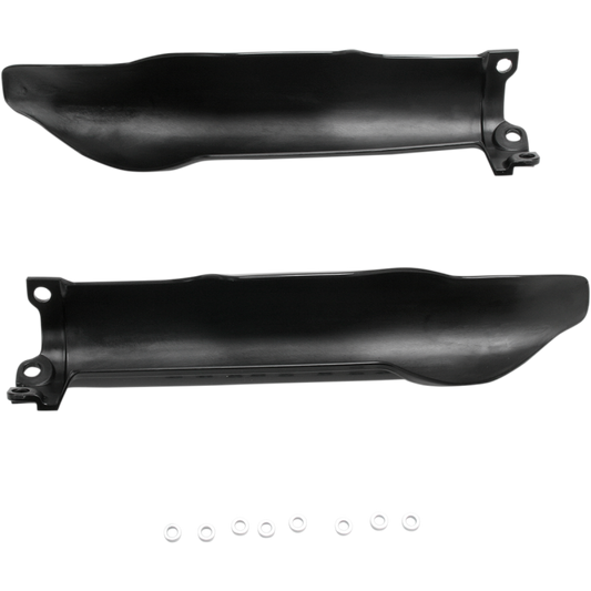 ACERBIS LWR FORK CVR SET- KX250F/450F:09-10 BLK 2141760001