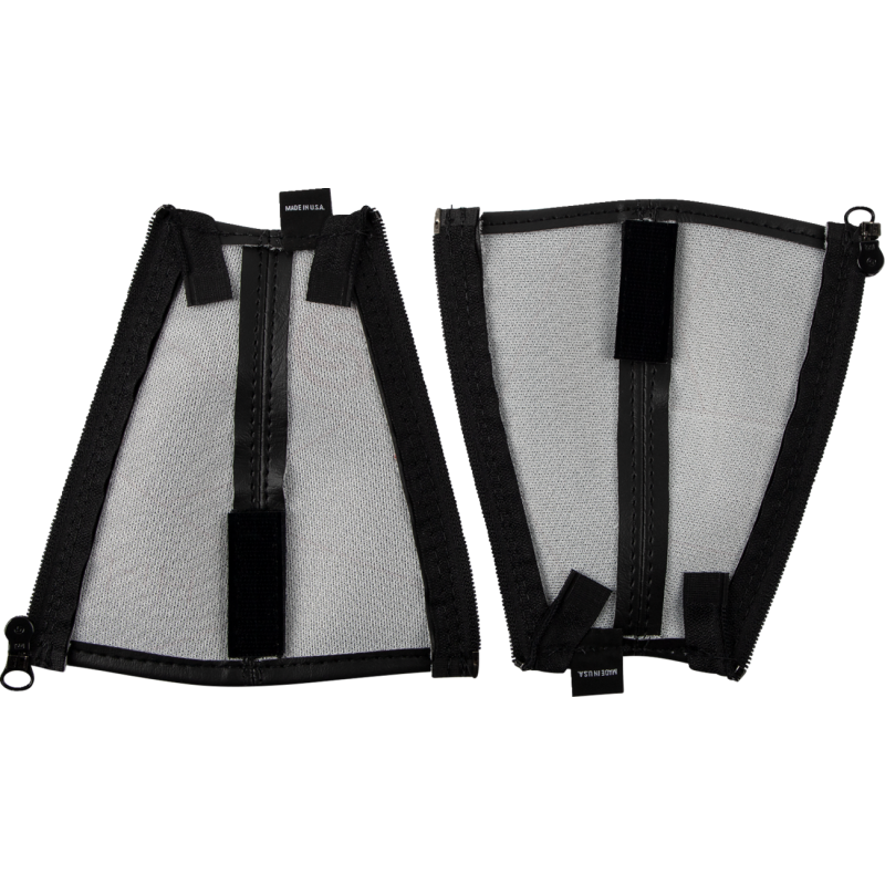 SHOW CHROME SEAT BELT COVERS BLACK H44-5BK