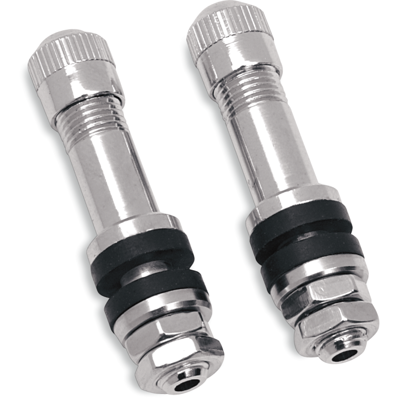 DRAG SPECIALTIES CHROME TIRE VALVE STEM .024" (PR) 0360-0009