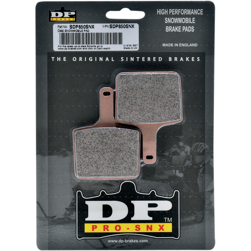 DP BRAKES SDP850SNX SNOW HH COMPOUND BRAKE PAD SET SDP850SNX