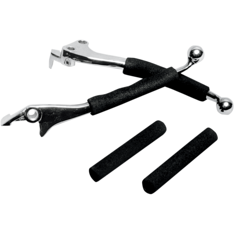 SHOW CHROME FOAM LEVER GRIPS -BLACK PR 17-99