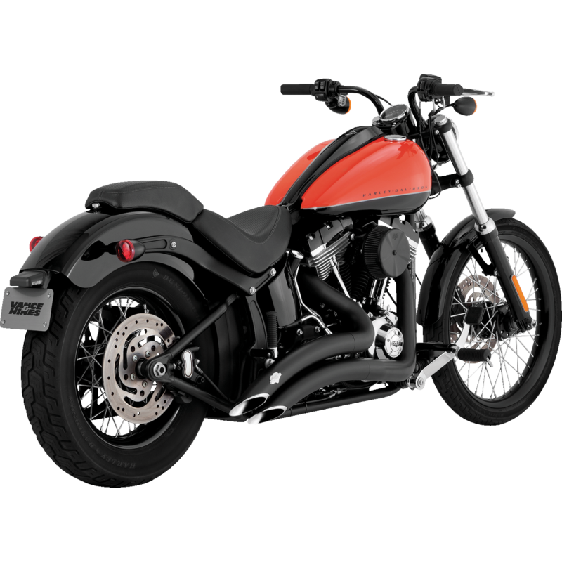VANCE & HINES EXHAUST BIG RADIUS BLK PCX 86-17 ST 46369