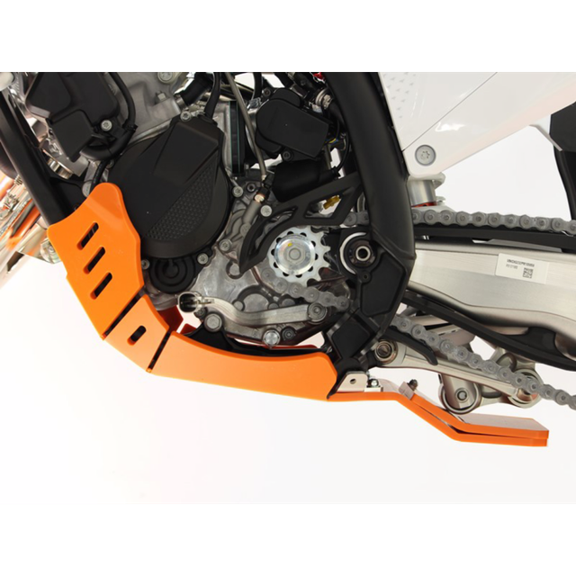 AXP RACING XTR SKIDPLATE 8MM KTM-  125 SX-XC-ORANGE AX1672