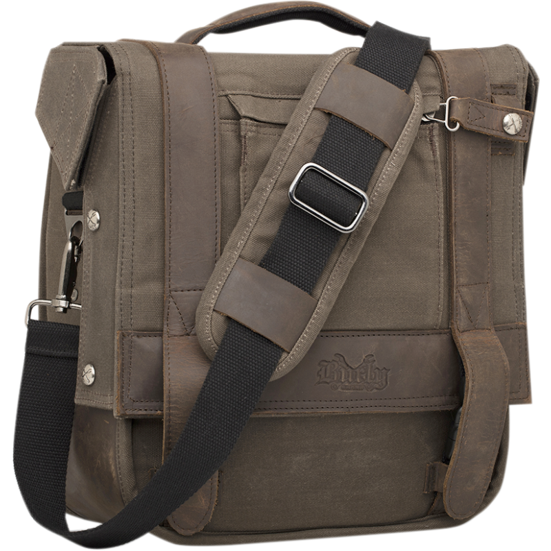 BURLY BRAND DETACHABLE SADDLEBAG - DARK OAK B15-1000D