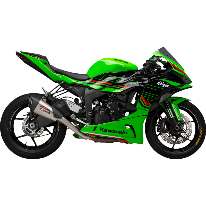 YOSHIMURA 19-24 ZX-6R AT2 STREET 3/4 SYTEM SS/SS/CF WF 14642CP522