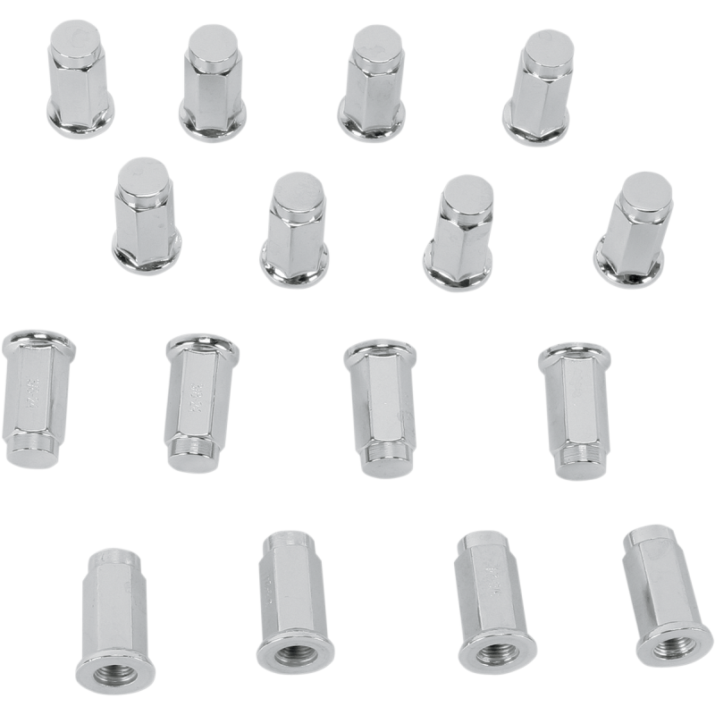 ITP 3/8" CHROME LUG NUT FLAT BASE (16) ALUG11BX