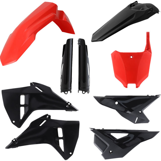 ACERBIS PLASTIC KIT- FULL CRF250R, CRF450R:25 RED/BLACK 2985981018