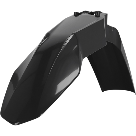 ACERBIS FRONT FENDER-GASGAS MC125/250F/450F, EX300/250F-450F,BLACK 2872700001