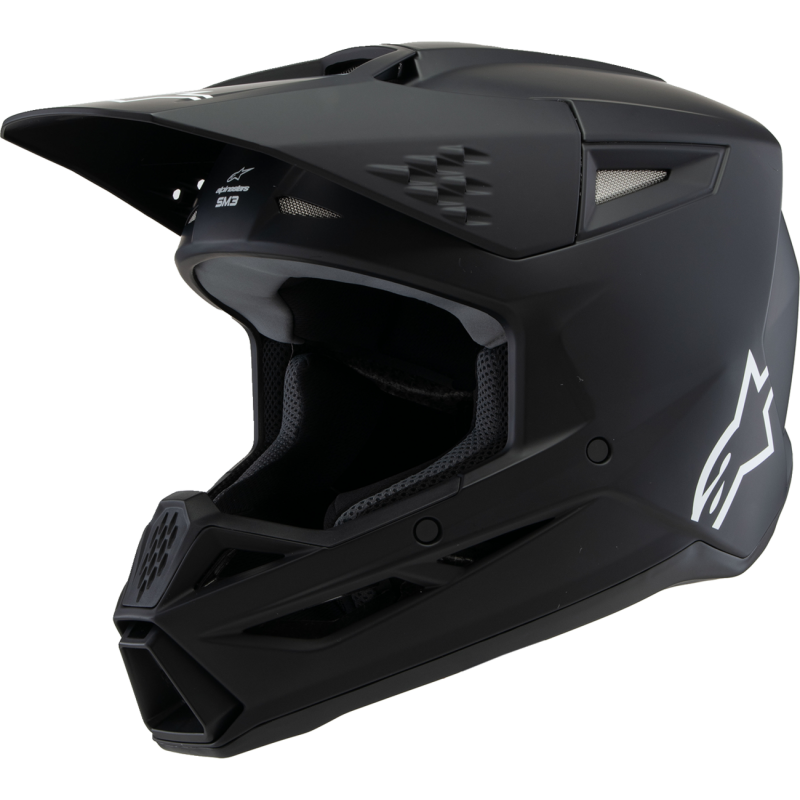 ALPINESTARS HELMET SM3 YOUTH SOLID MATTE BK S ECE06 8302425-110-YS