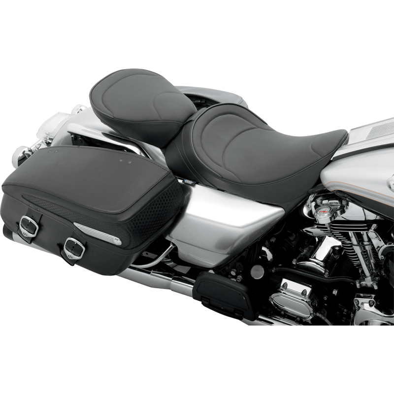 DRAG SPECIALTIES 97-07 FLHR SOLO FRT SEAT MILD STITCH 0801-0493