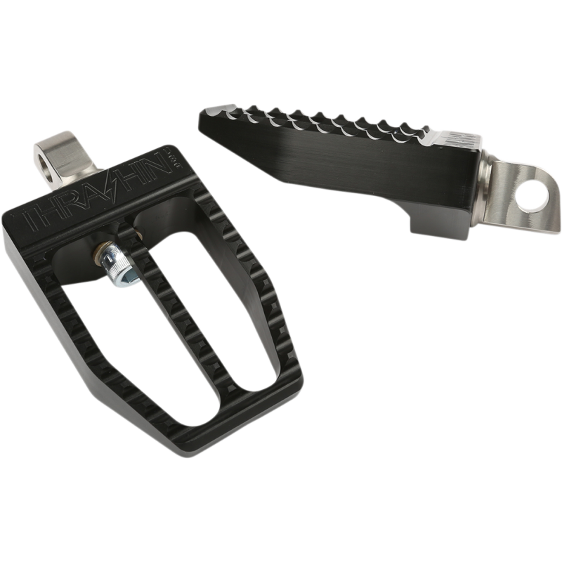 THRASHIN SUPPLY CO. FOOTPEGS MILITANT BLACK TSC-2019-1-D